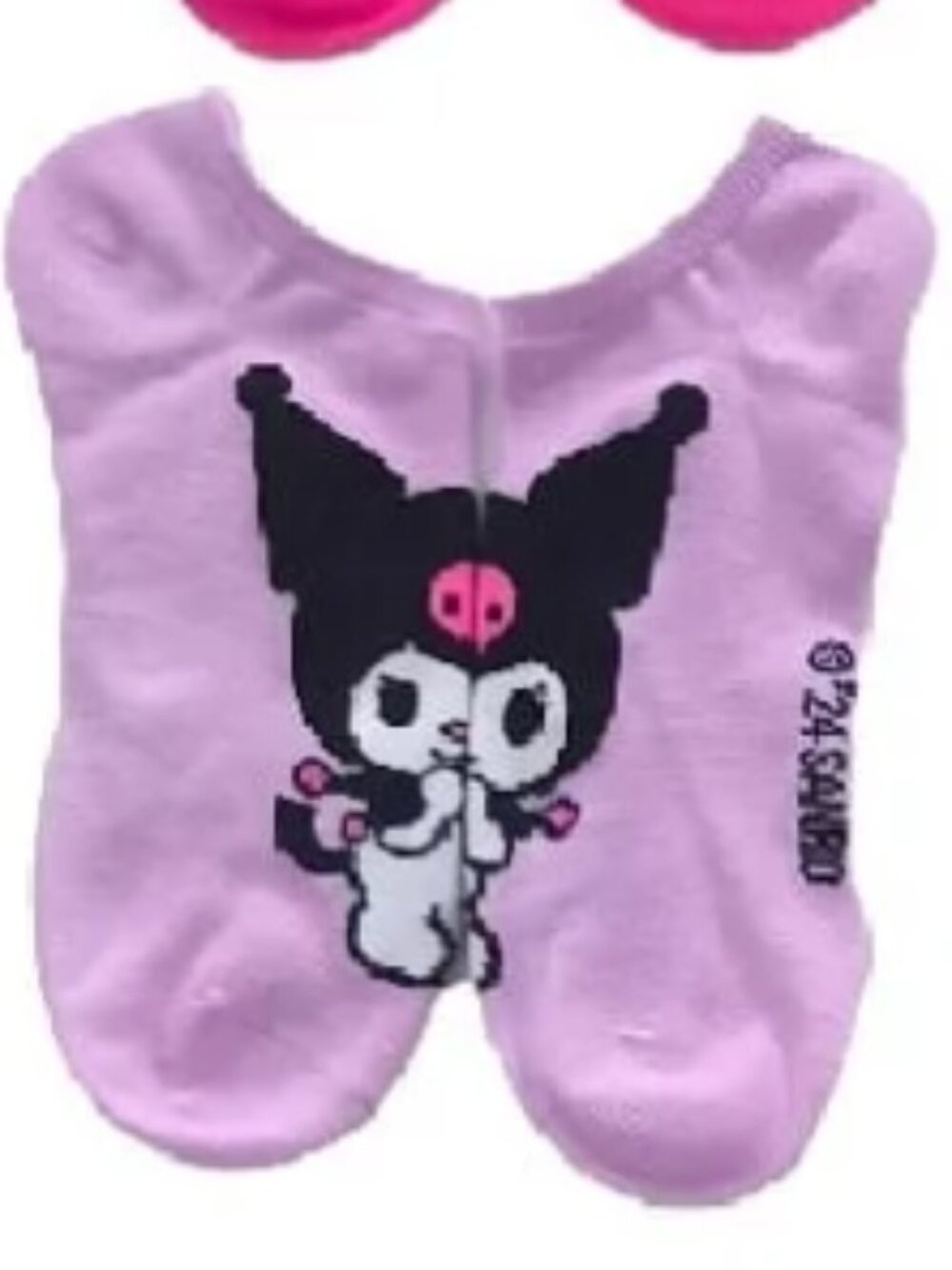 #KUR-2178 Kuromi Licensed Women's 4-10 Ankle Sock
